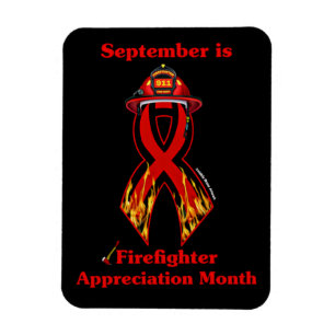 Monat der Aufwertung des Feuerwehrmanns Magnet
