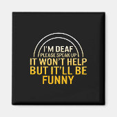 Monat der Bewusstsein, ich bin tot Bitte sprechen Magnet (Vorne)