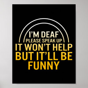 Monat der Bewusstsein, ich bin tot Bitte sprechen  Poster