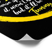 Monat der Bewusstsein, ich bin tot Bitte sprechen  Poster (Ecke)