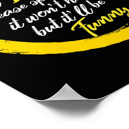 Monat der Bewusstsein, ich bin tot Bitte sprechen  Poster (Ecke)