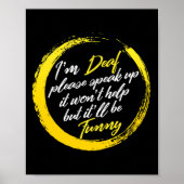 Monat der Bewusstsein, ich bin tot Bitte sprechen  Poster (Vorne)