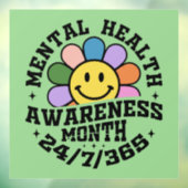 Monat der Bewusstseinsbildung für psychische Gesun Fensteraufkleber (Blatt 3)