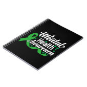 Monat der Bewusstseinsbildung für psychische Gesun Notizblock (Linke Seite)