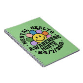 Monat der Bewusstseinsbildung für psychische Gesun Notizblock (Rechte Seite)