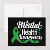 Monat der Bewusstseinsbildung für psychische Gesun Postkarte (Vorne/Hinten)