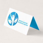 Monat der Bewusstseinsbildung für psychische Gesun Visitenkarten (Rückseite)