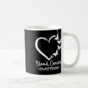 Monat der Blutkrebsaufklärung Roter Band Schmetter Kaffeetasse