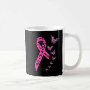 Monat der Brustkrebserkrankung Frauen Religiöser H Kaffeetasse