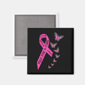 Monat der Brustkrebserkrankung Frauen Religiöser H Magnet (Vorderseite/Rückseite)