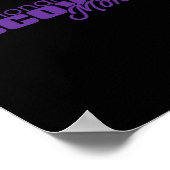 Monat der Erholung - Lila Logo Poster (Ecke)