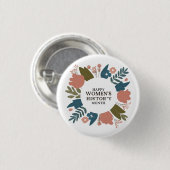 Monat der Frauengeschichte Button (Vorne & Hinten)