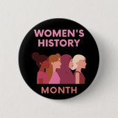 Monat der Frauengeschichte Button (Vorderseite)