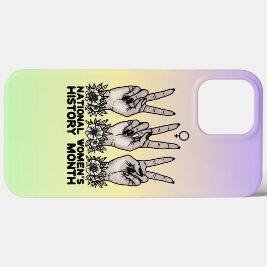 Monat der Frauengeschichte Case-Mate iPhone Hülle (Rückseite (Horizontal))