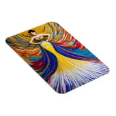 Monat der Frauengeschichte, elegante Frau Magnet (Rechte Seite)