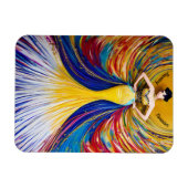 Monat der Frauengeschichte, elegante Frau Magnet (Horizontal)