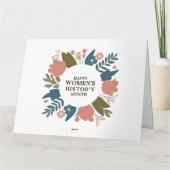 Monat der Frauengeschichte Karte (Rückseite)