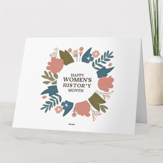 Monat der Frauengeschichte Karte (Rückseite)