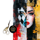 Monat der Frauengeschichte Königin Dekoupage Seidenpapier