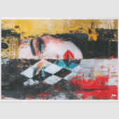 Monat der Frauengeschichte Königin Dekoupage Seidenpapier (Vorderseite)