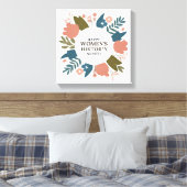 Monat der Frauengeschichte Leinwanddruck (Insitu (Schlafzimmer))