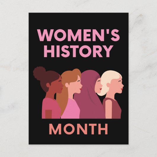 Monat der Frauengeschichte Postkarte (Vorderseite)