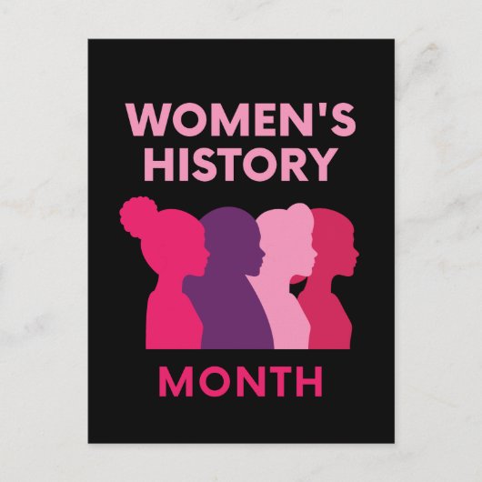 Monat der Frauengeschichte Postkarte (Vorderseite)