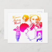 Monat der Frauengeschichte Postkarte (Vorne/Hinten)