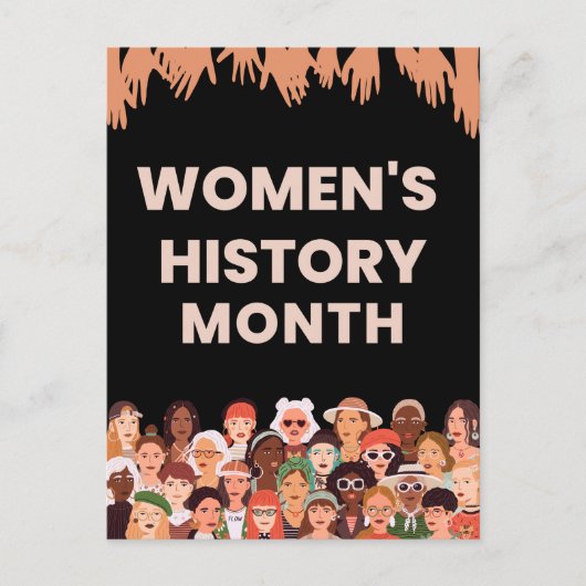 Monat der Frauengeschichte Postkarte (Vorderseite)