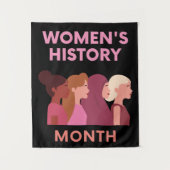 Monat der Frauengeschichte Wandteppich (Vorderseite)