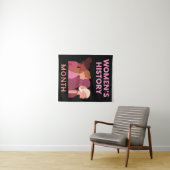 Monat der Frauengeschichte Wandteppich (Beispiel (Horizontal))