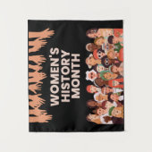 Monat der Frauengeschichte Wandteppich (Vorderseite)