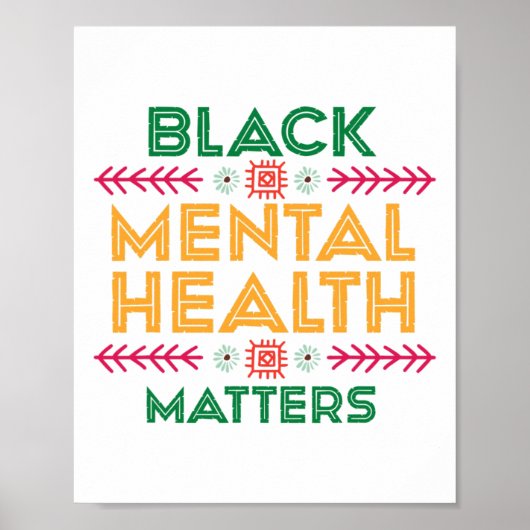 Monat der Geschichte für Probleme der psychischen Poster (Vorne)