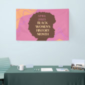 Monat der Geschichte schwarzer Frauen Banner (Messeveranstaltung)