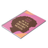 Monat der Geschichte schwarzer Frauen Notizblock (Linke Seite)