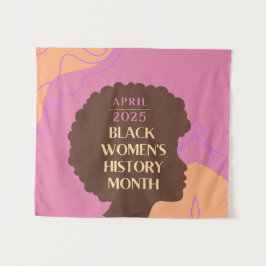 Monat der Geschichte schwarzer Frauen Wandteppich