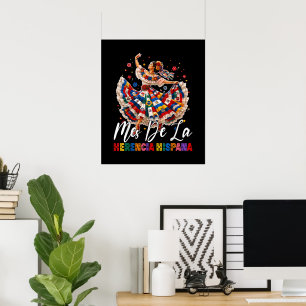 Monat der hispanischen Erbschaft Hispanic Heritage Poster