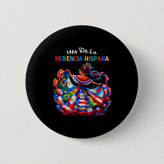 Monat der hispanischen Herkunft Hispanic Heritage Button (Vorderseite)