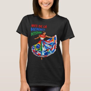 Monat der hispanischen Herkunft Hispanic Heritage  T-Shirt