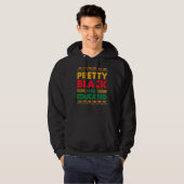 Monat der hübschen schwarzen Pride-Geschichte Hoodie (Vorne ganz)