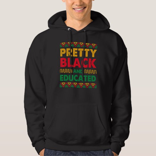 Monat der hübschen schwarzen Pride-Geschichte Hoodie (Vorderseite)