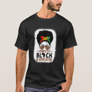 Monat der hübschen schwarzen Pride-Geschichte T-Shirt