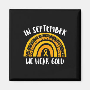 Monat der Kindheit Krebs Bewusstsein Monat im Sept Magnet