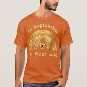 Monat der Kindheit Krebs Bewusstsein Monat im Sept T-Shirt