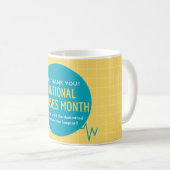 Monat der Krankenversicherung Kaffeetasse (VorderseiteRechts)