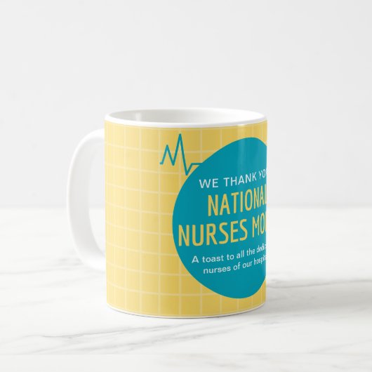 Monat der Krankenversicherung Kaffeetasse (Vorderseite Links)