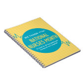 Monat der Krankenversicherung Notizblock (Rechte Seite)