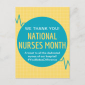 Monat der Krankenversicherung Postkarte (Vorderseite)