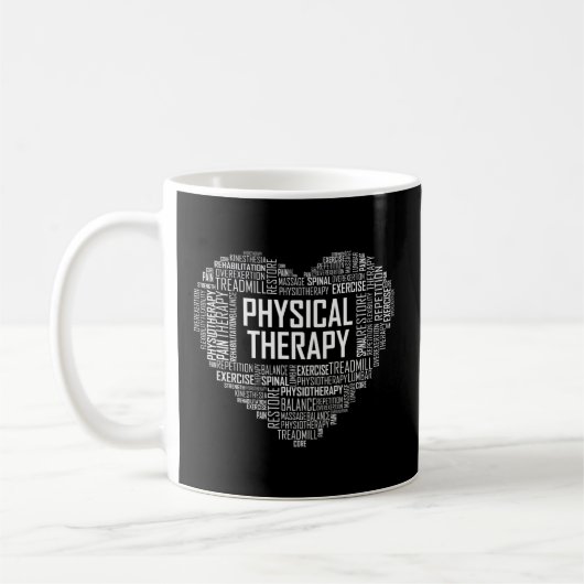 Monat der Physikalischen Therapie Herztherapeut Kaffeetasse (Links)