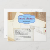 Monat der Postkarte (Vorne/Hinten)